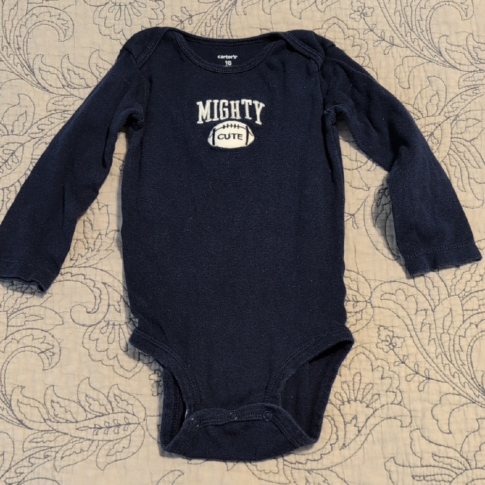 Carter's Dark Blue Mighty Football Bodysuit